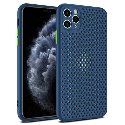 TechWave C thru case for iPhone 11 Pro Navy-Lime