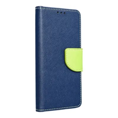 TechWave Fancy Book case for iPhone 13 Pro Max navy blue / lime
