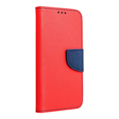 Techwave Fancy Book Case For iPhone 14 Pro Max red / navy blue