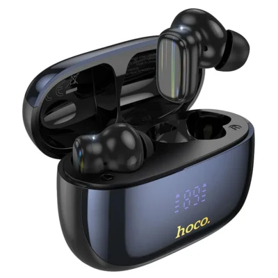 HOCO EQ20 ασύρματα ακουστικά bluetooth TWS, ANC + ENC,  μαύρο