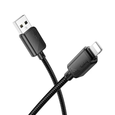 HOCO X113 καλώδιο USB-A σε Lightning, 2,4A, 1μ, μαύρο