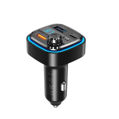 XO BCC08 FM transmitter Bluetooth, MP3, φορτιστής αυτοκινήτου 3,1A, μαύρο
