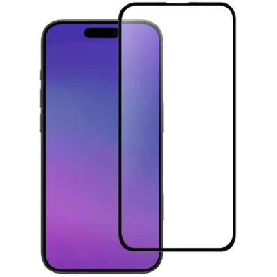 TechWave 5D Full Glue Tempered Glass for Apple iPhone 17 / 17 Pro black