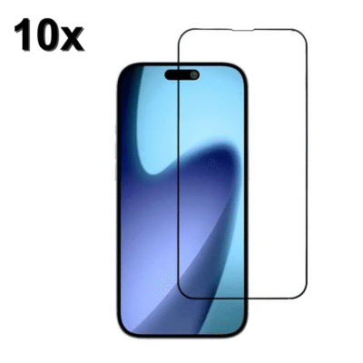 TechWave 5D Full Glue Tempered Glass for Apple iPhone 17 Air black (Σετ 10 τεμαχίων – bulk)