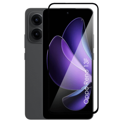 TechWave 5D Full Glue Tempered Glass for Oppo Reno 13F 5G black