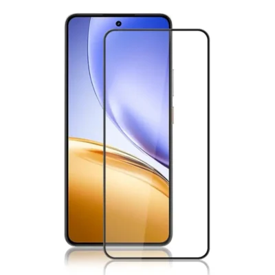 TechWave 5D Full Glue Tempered Glass for Realme 14 5G / 14T 5G black