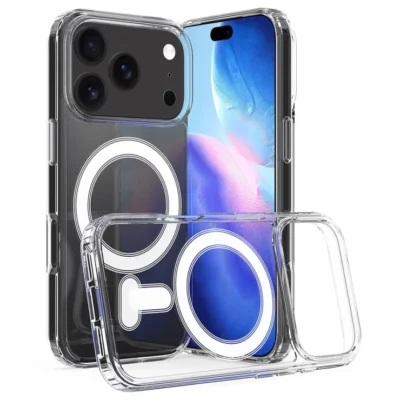 TechWave Armor Antishock Magsafe case for Apple iPhone 17 Pro transparent