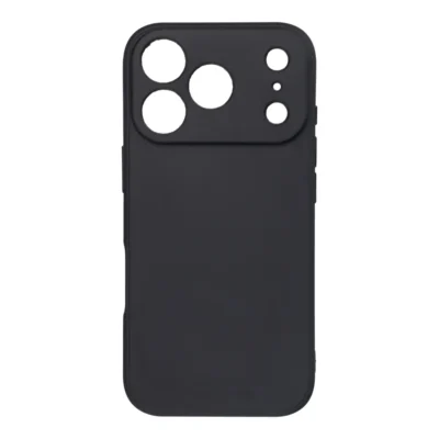 TechWave Soft Silicone case for Apple iPhone 17 Pro black