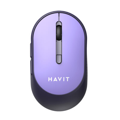Havit MS78GT ασύρματο ποντίκι, 2.4GHz, 3200 DPI, μωβ