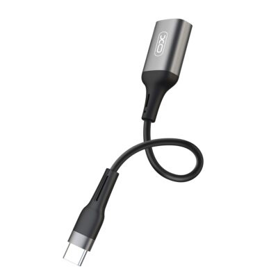 XO NB201 αντάπτορας OTG USB-A (θηλυκό) σε USB-C (αρσενικό), μαύρο
