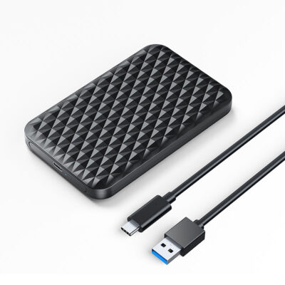 Orico 2520C3-V1 εξωτερική θήκη για δίσκο 2.5″ HDD/SSD, USB-C, 5Gbps, μαύρο