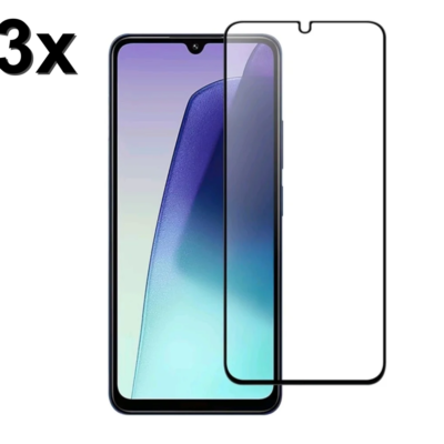 TechWave 5D Full Glue Tempered Glass for Xiaomi Redmi 15C black (Σετ 3 τεμαχίων – bulk)