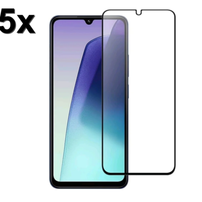 TechWave 5D Full Glue Tempered Glass for Xiaomi Redmi 15C black (Σετ 5 τεμαχίων – bulk)