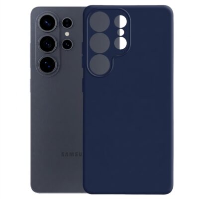 TechWave Soft Silicone case for Samsung Galaxy S26 Ultra navy blue