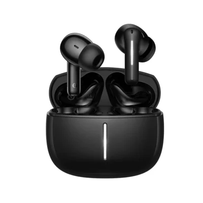 Hoco EQ34 Plus ασύρματα ακουστικά TWS, Bluetooth 5.4, ANC + ENC, μαύρο