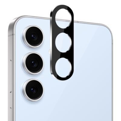 TechWave Full Cover Camera Tempered Glass for Samsung Galaxy S24 FE black