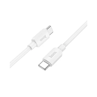 Hoco X96 καλώδιο φόρτισης – δεδομένων USB-C σε USB-C, 60W, PD, 1μ, λευκό
