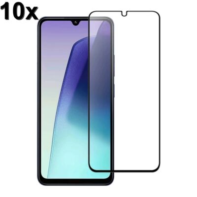 TechWave 5D Full Glue Tempered Glass for Xiaomi Redmi 15C black (Σετ 10 τεμαχίων – bulk)