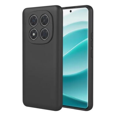TechWave Soft Silicone case for Xiaomi Redmi Note 14 Pro+ 5G black