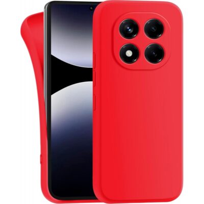 TechWave Soft Silicone case for Xiaomi Redmi Note 14 Pro+ 5G red