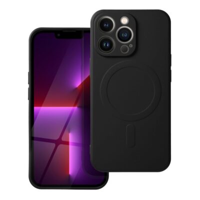 Case for Samsung A27 Silicone Mag Cover compatible with MagSafe (camera protection) black