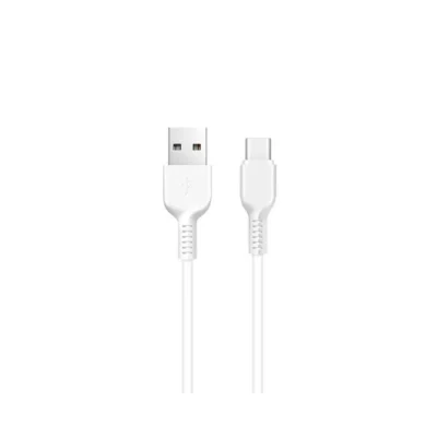 Hoco X20 καλώδιο φόρτισης – δεδομένων USB-A σε Type-C, 2.4A, 3μ., λευκό