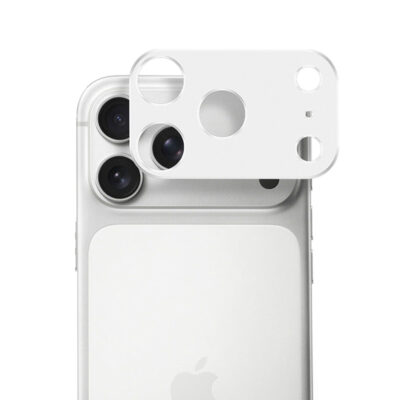 TechWave Full Cover Camera (Bar) Tempered Glass for Apple iPhone 17 Pro Max silver