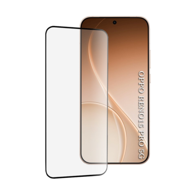 TechWave 5D Full Glue Tempered Glass for Oppo Reno 15 Pro black