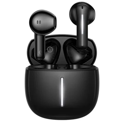 Hoco EQ33 ασύρματα ακουστικά, TWS, bluetooth 5.4, μαύρο