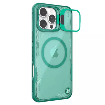 Nillkin Iceblade Prop Magnetic θήκη προστασίας για iPhone 16 Pro, πράσινο