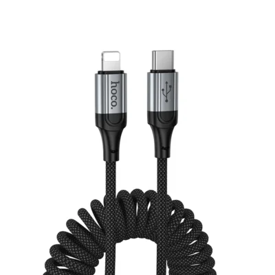 Hoco X121 καλώδιο φόρτισης – δεδομένων USB-C σε Lightning, PD 27W, 1.5m, μαύρο