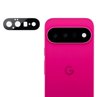 TechWave Full Cover Camera Tempered Glass for Google Pixel 11 black