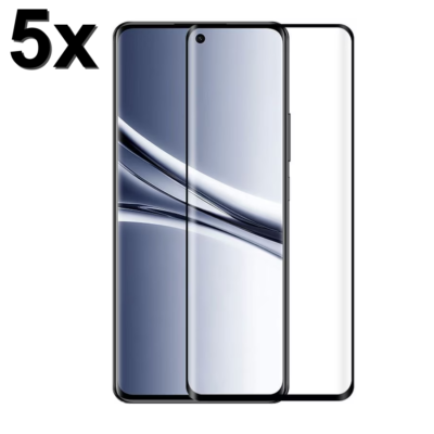 TechWave 5D Full Glue Tempered Glass for Xiaomi Redmi Note 15 Pro 5G black (Σετ 5 τεμαχίων – bulk)