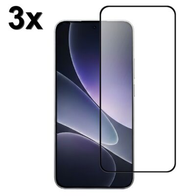 TechWave 5D Full Glue Tempered Glass for Xiaomi Redmi Note 17 Pro 5G / 17 Pro Max 5G black (Σετ 3 τεμαχίων – bulk)