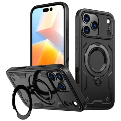 Techwave Armor Ring case for Apple iPhone 17 Pro Max / 18 Pro Max black